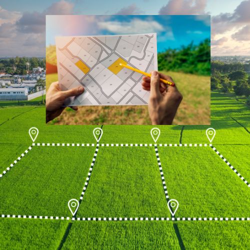 Travail implantation géomètre-expert immobilier Justin Chevalier