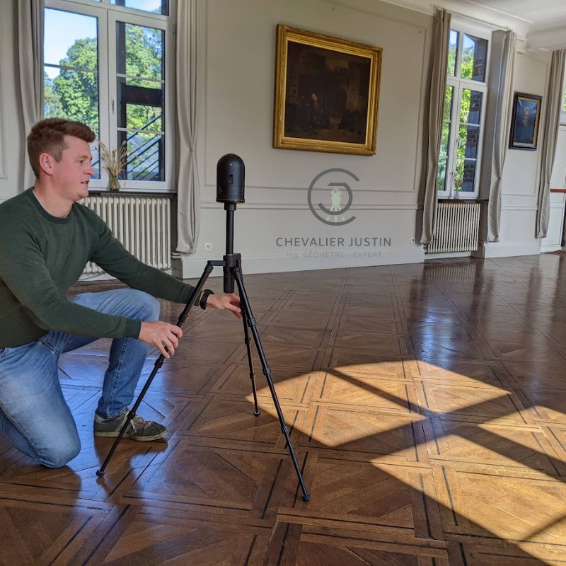 Mesure 3D nuages de points par Justin Chevalier, géomètre-expert immobilier