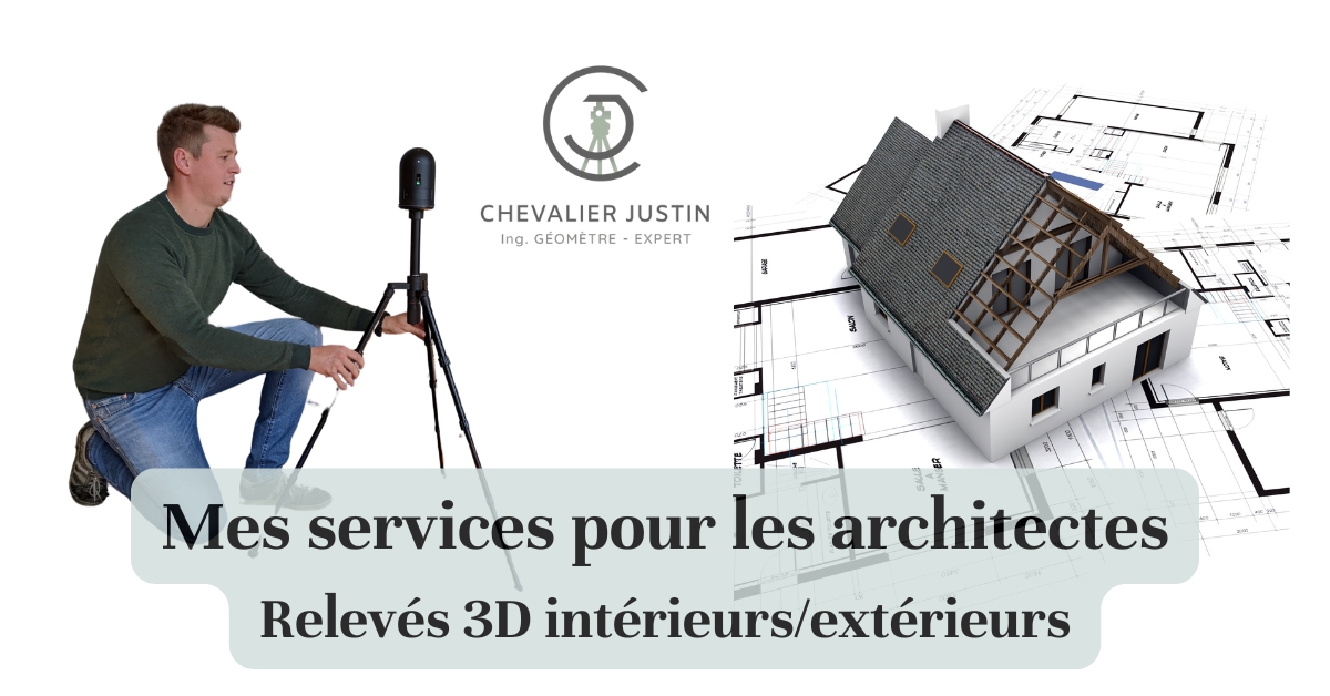 Mes services pour les architectes relevés au scanner 3D un atout essentiel pour vos projets