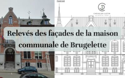 Relevé 3D de la maison communale de Brugelette