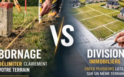 Bornage ou division : quelle différence ?