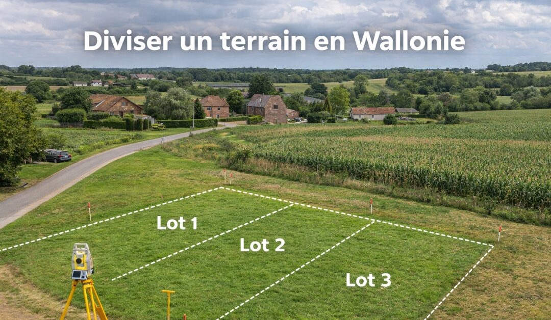 Diviser un terrain en Wallonie